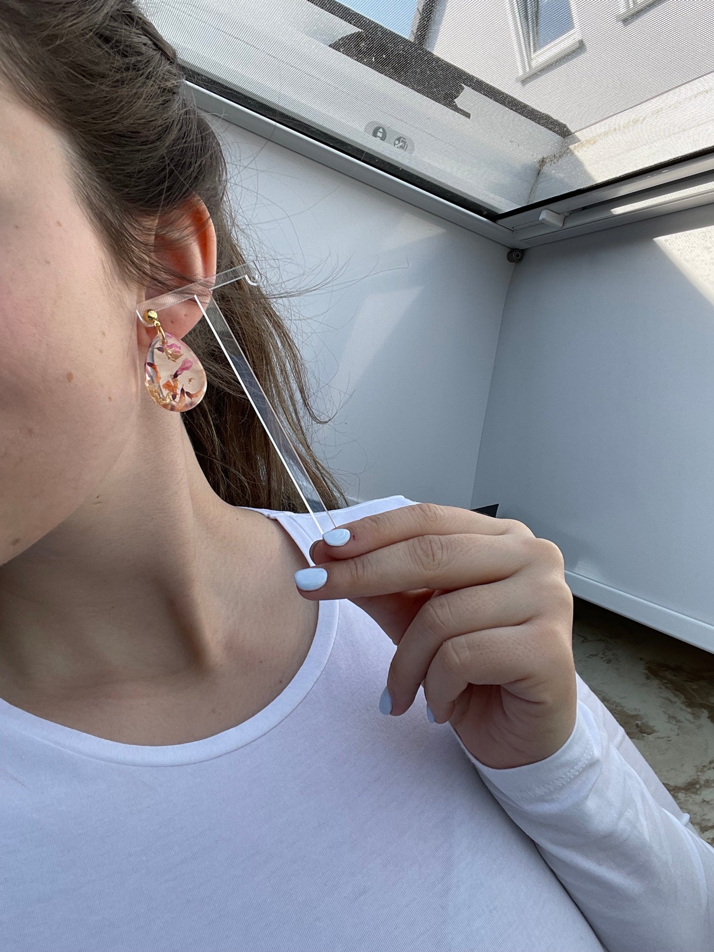 Polymerclay Earrings | Blüten Ohrringe