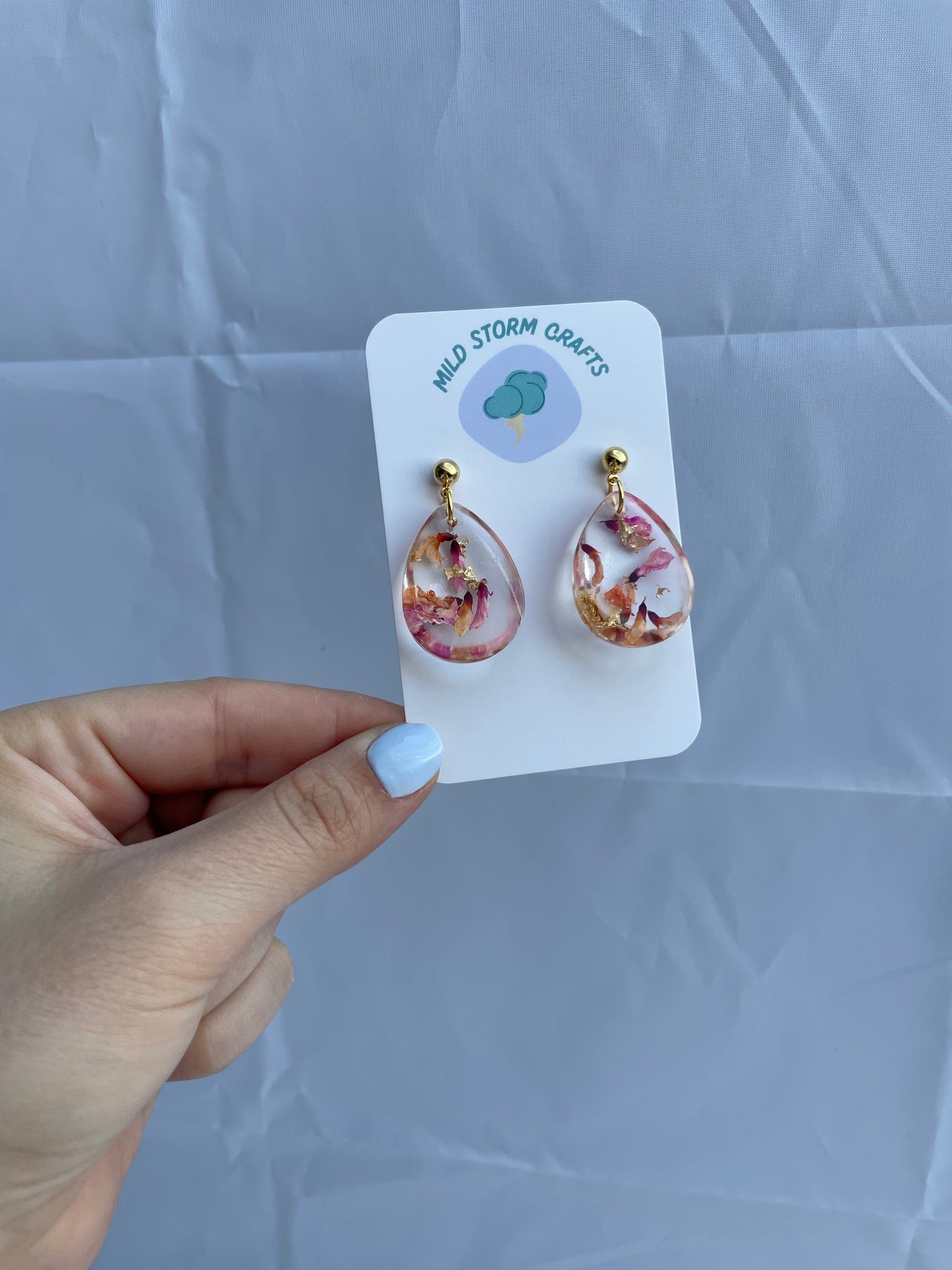 Polymerclay Earrings | Blüten Ohrringe