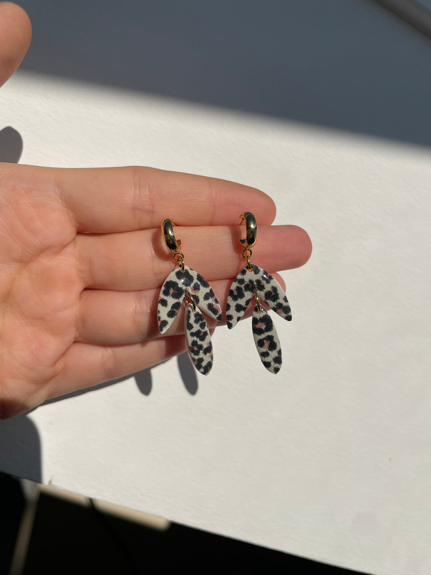 Polymerclay Earrings | Leopardenhänger