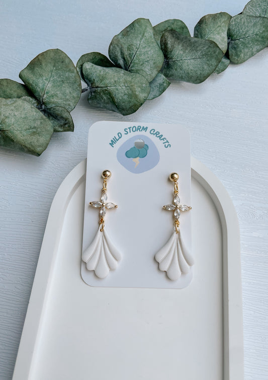 Polymer clay earrings | Fancy hanger