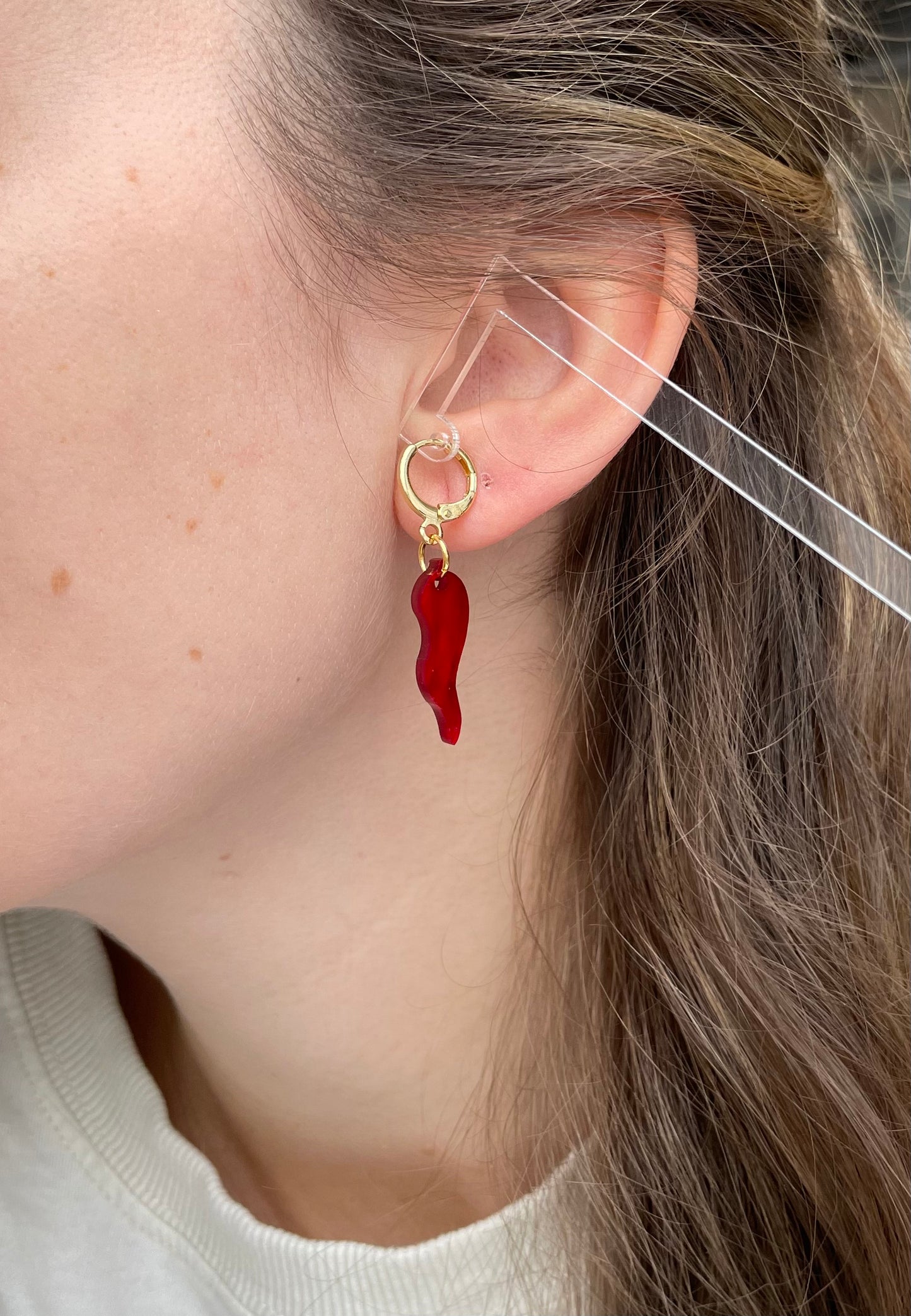 Acrylic Earrings | Chilli