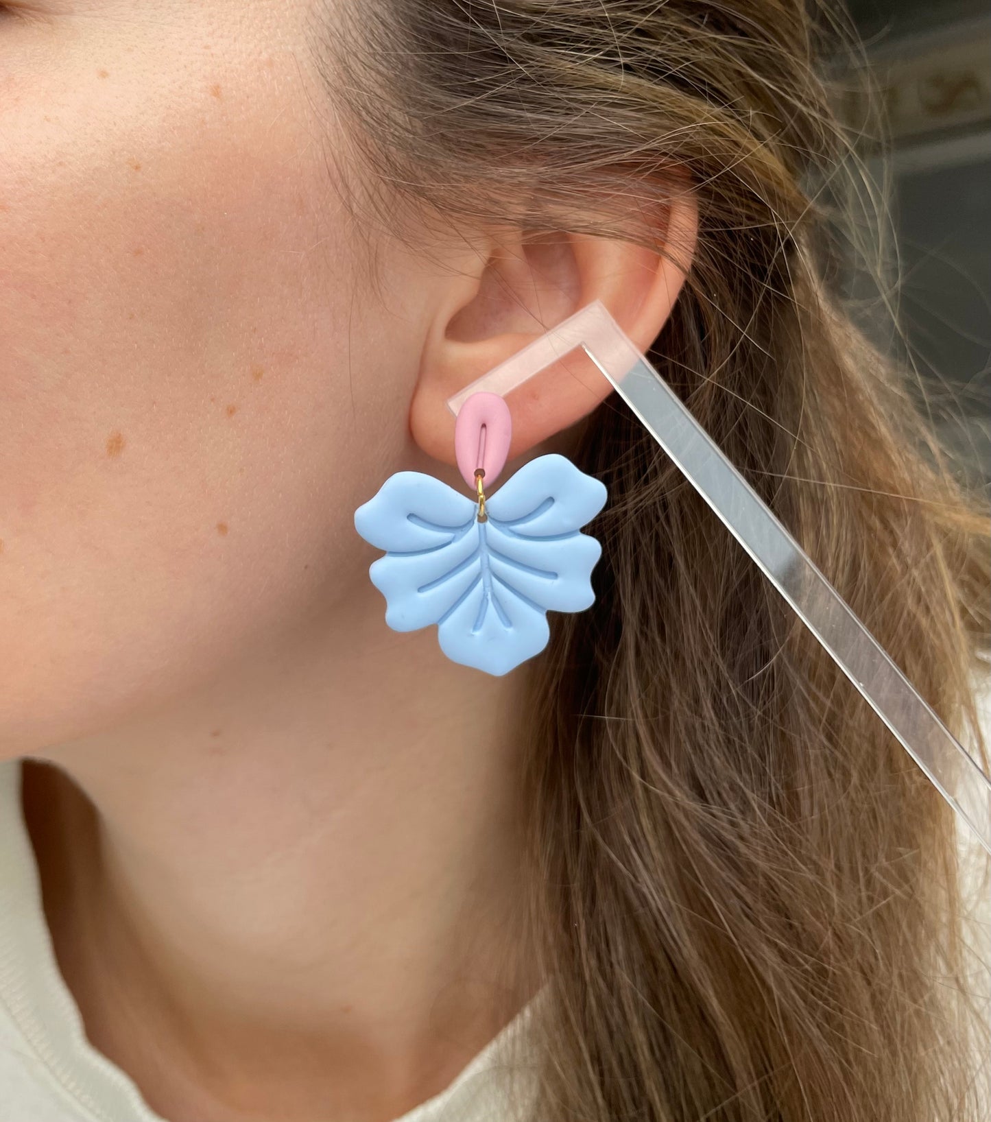 Clay Earrings | Hawaii Flower