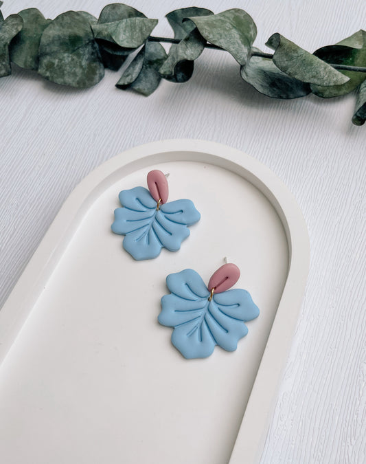 Clay Earrings | Hawaii Flower