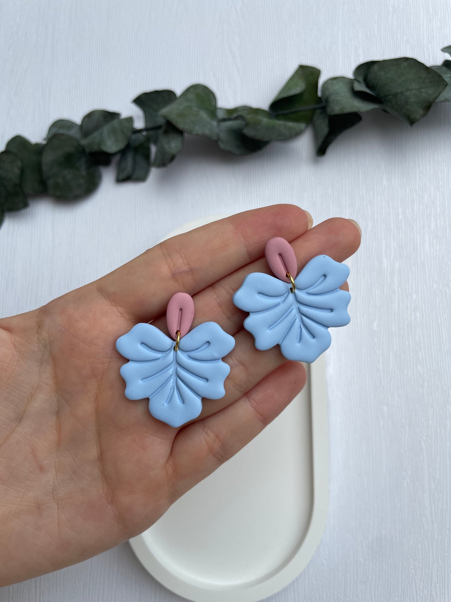 Clay Earrings | Hawaii Flower