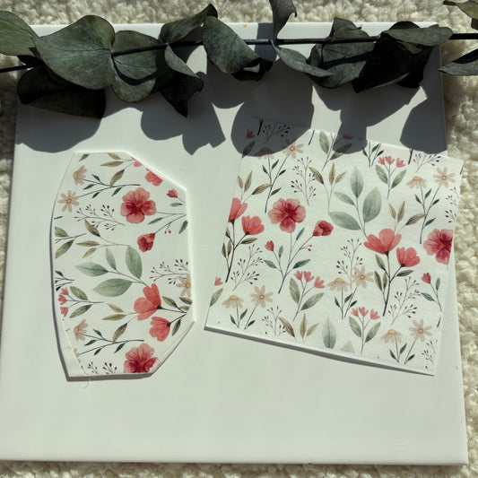 Blumen Transferpapier