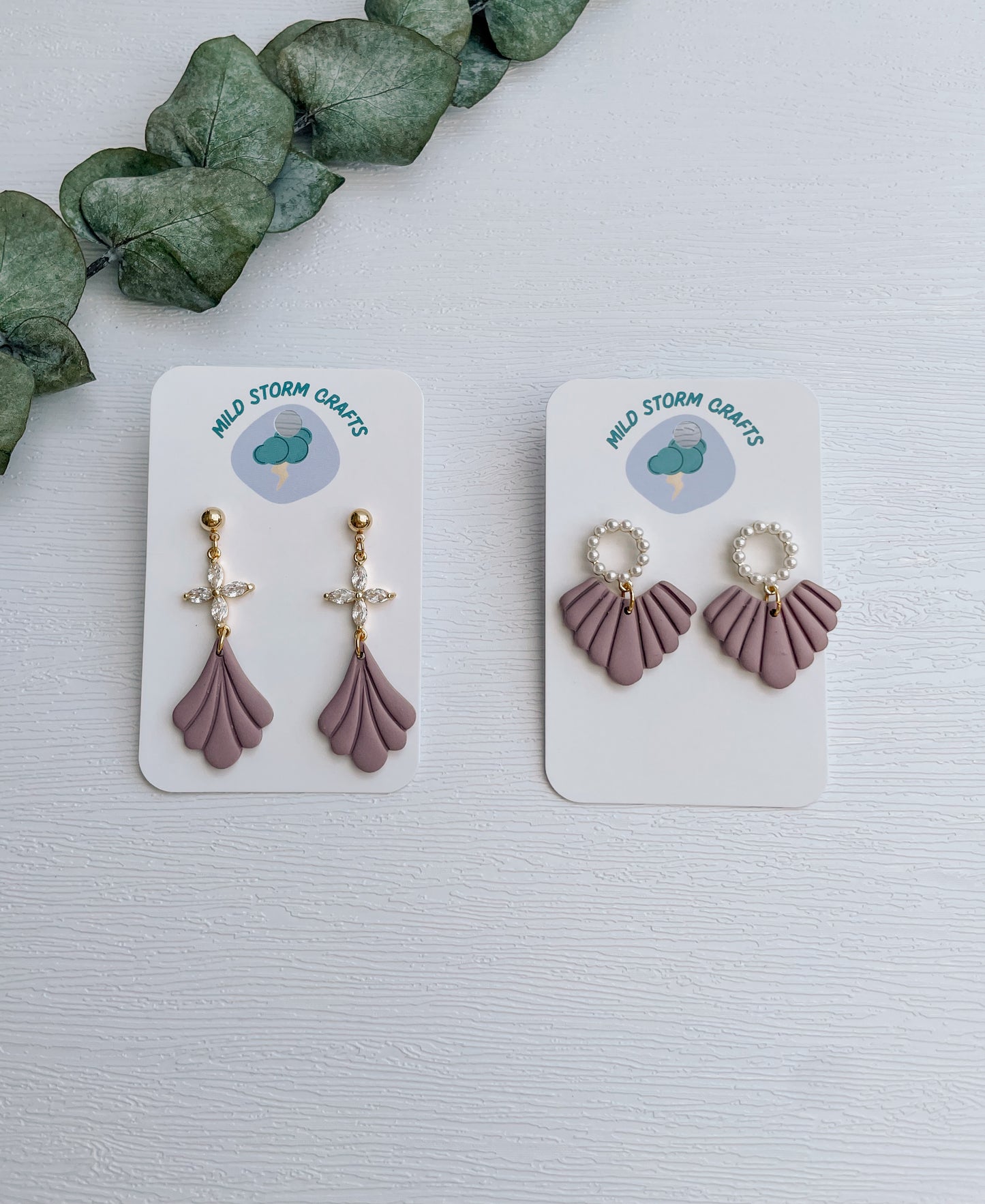 Clay Earrings | Dream in Lilac