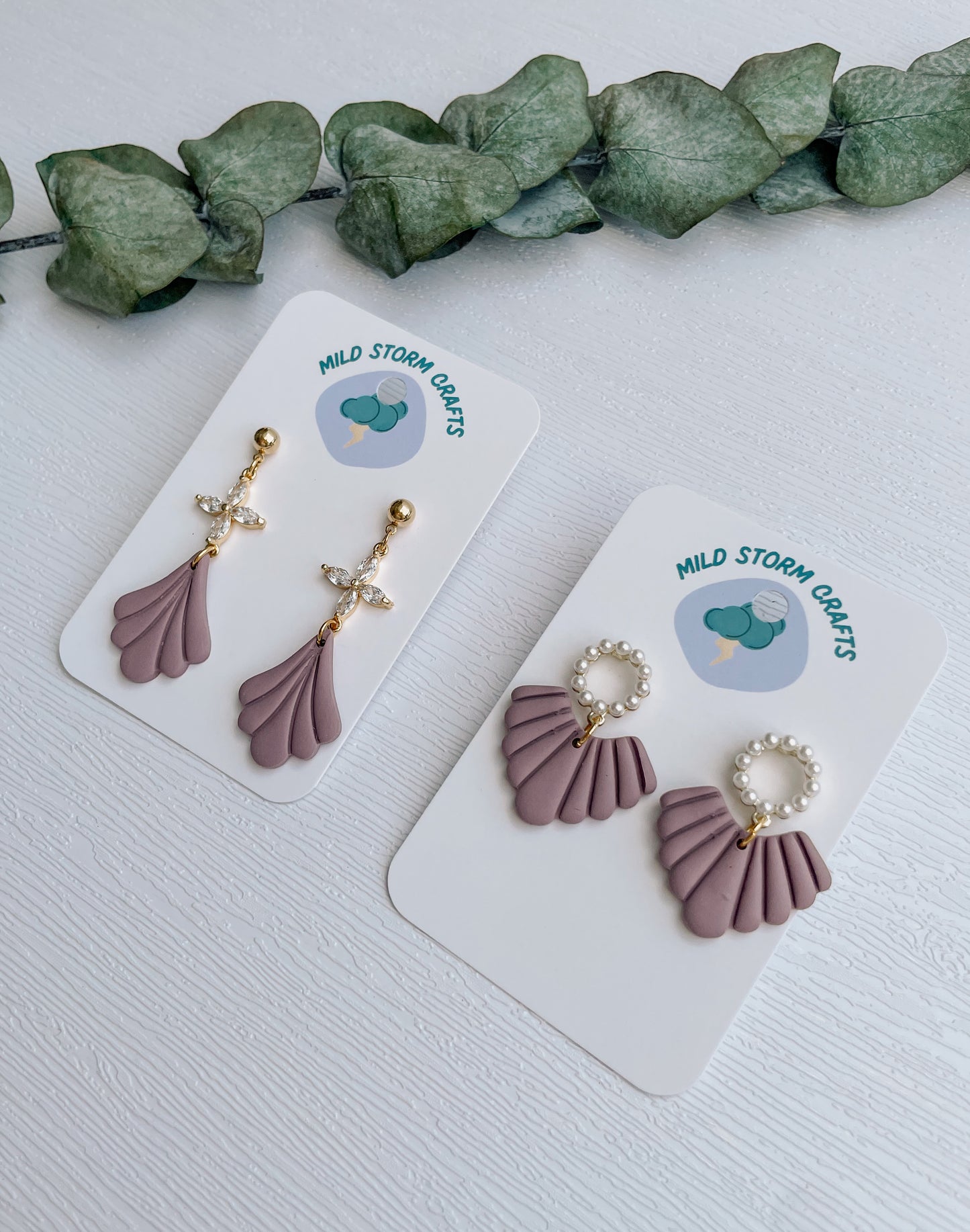 Clay Earrings | Dream in Lilac