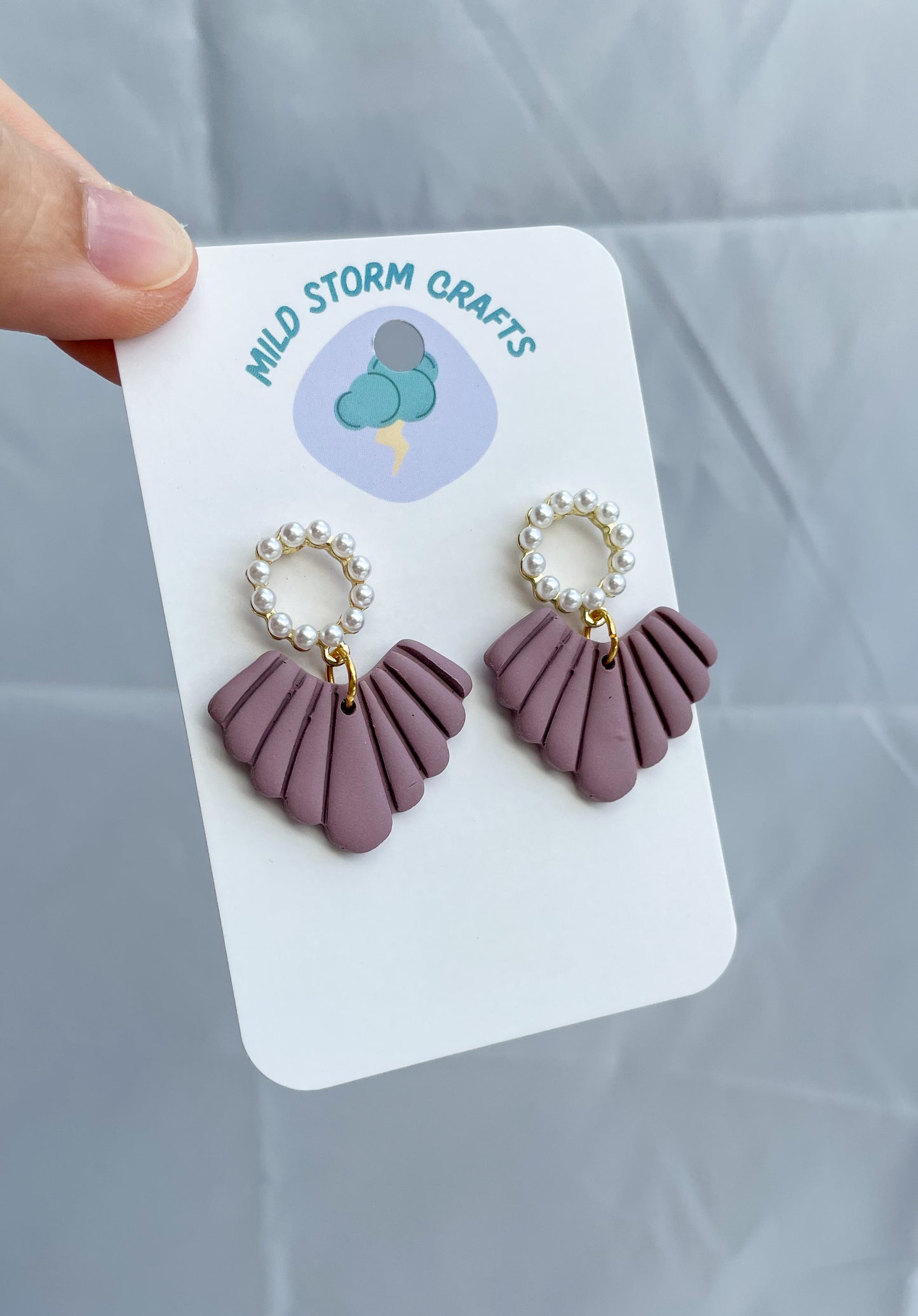 Clay Earrings | Dream in Lilac